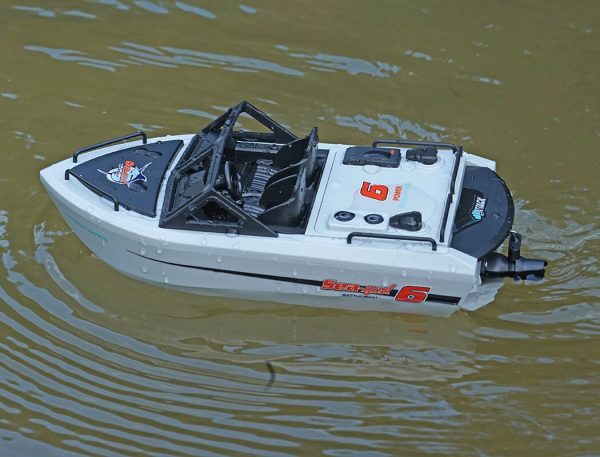 HENG LONG SEA-GOD 6 KARTING BRUSHLESS RTR BOAT 245MM GREY - Image 6