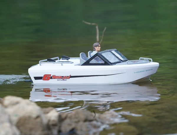 HENG LONG SEA-GOD 6 KARTING BRUSHLESS RTR BOAT 245MM WHITE - Image 5