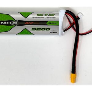ManiaX 7.4V 5200mAh 30C XT60/JR Plug Lipo