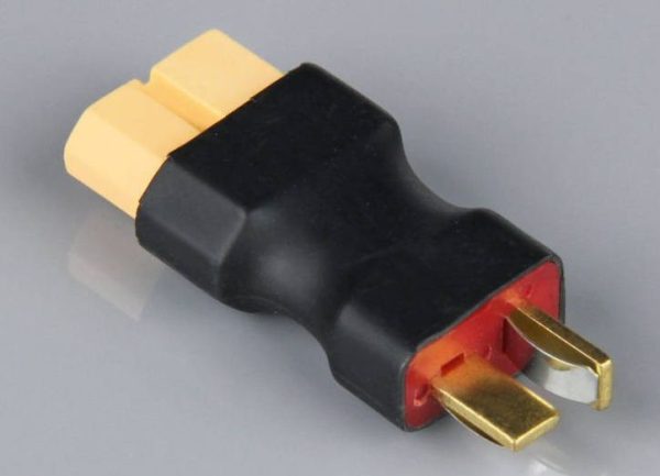 RDNAC010115 Radient Battery Adapter, Deans (HCT) Male to XT60 Female