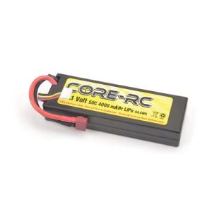 Core RC - 4000MAH 11.1v 50c 3s Lipo - T Plug (Hard Case)