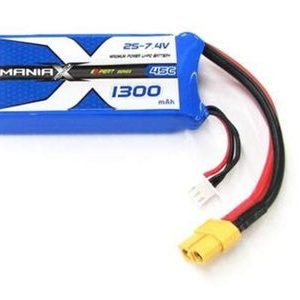ManiaX 7.4V 1300mAh 45C Lipo