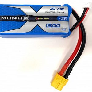 ManiaX 7.4V 1500mAh 45C Lipo