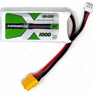 ManiaX 7.4V 1000mAh 30C Lipo