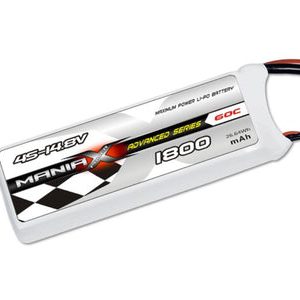 ManiaX 4S-14.8V 1800mAh 60C Lipo