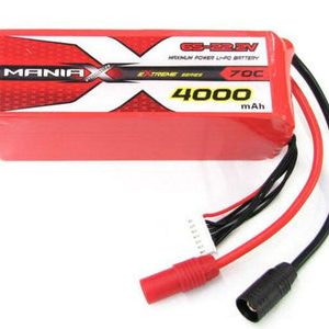 ManiaX 22.2V 4000mAh 70C Lipo