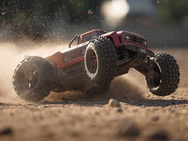 1/10 OUTCAST 4S 4X4 BLX Stunt MT (with Centre Diff) Red - Image 9