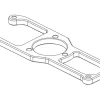 Main Motor Mount Set (Yellow) - OMP M1 : OSHM1045 - Image 2