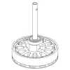Main Motor Set Yellow - OMP M1 : OSHM1028 - Image 2