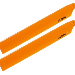 Plastic Main Blade 126mm (ORANGE) - OMP HOBBY M1/GooSky S1 : MH-OMM1003OR