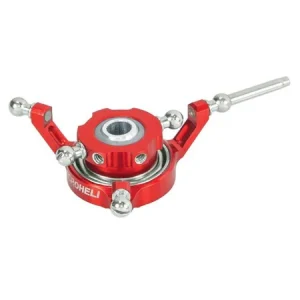Precision CNC Aluminum Swashplate (RED) - OMP Hobby M1 : MH-OMM1112