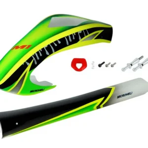 Airbrush Fibreglass Green Scratch Fuselage - OMP Hobby M1 EVO : MH-M1EV-FLGM