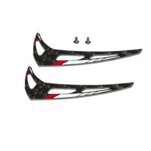 Vertical Stabiliser Set (Red) - OMP M1 EVO : OSHM1204R