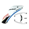 Airbrush Fiberglass King Cobra Canopy (White) - OMP Hobby M2 EVO : MH-M2EV080KCW