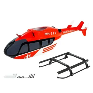 Airbrush Fiberglass EC145 Scale - OMP Hobby M2/EVO : MH-M2EV-SE11