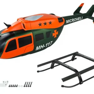 Airbrush Fibreglass EC145 Scale (GR) - OMP Hobby M2 / EVO : MH-M2EV-SE13