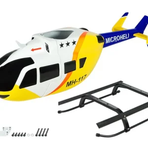 Airbrush Fibreglass EC145 Scale (D) - OMP Hobby M2 / EVO : MH-M2EV-SE14