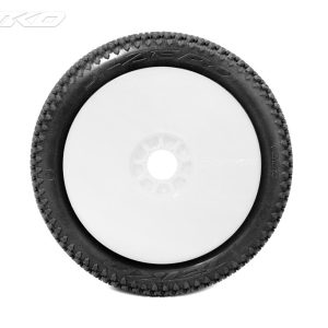 Jetko J Zero Composite S.Soft 1:8 Buggy Pre-glued White Evo Rims (2)