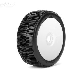 Jetko Lesnar Ultra Soft 1:8 Buggy Pre-glued White Revo Rims (2)