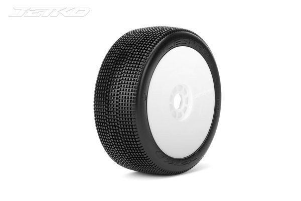 Jetko Lesnar Super Soft 1:8 Buggy Pre-glued White Revo Rims (2)