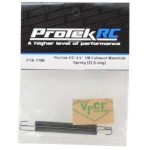PTK-7100 ProTek RC 3.5" 1/8 Exhaust Manifold Spring (2) (Long)