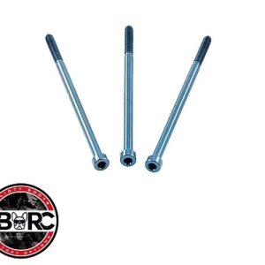 SCREW SET 3x LONG M2X45 TITANIUM, VX4, LIGHT BLUE