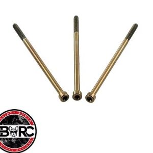 SCREW SET 3x LONG M2X45 TITANIUM, VX4, GOLD
