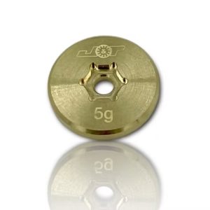J&T Stackable Brass Chassis Weight 5g