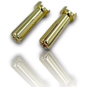 5mm Low Profile Gold Bullets (2pcs)