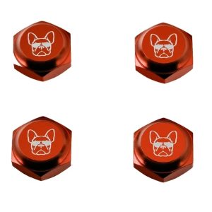 EBRC Self-Locking Wheel Nut Red With Cover for 1/8