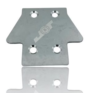 J&T AE RC8B4/RC8B4.1 Stainless Skid Plate Front