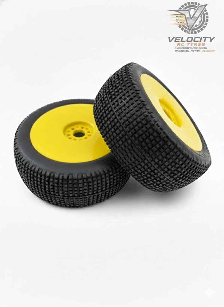 Velocity 1/8 Buggy Tyres - Vector - Ready to Glue - SS