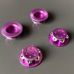 Locking Wheel Nuts (4) Purple